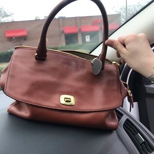 Coach leather handbag